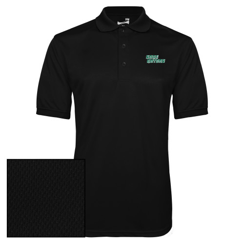  Black Dry Mesh Polo - Sage Gators Wordmark