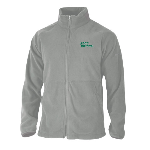  Columbia Grey Everest Ridge Fleece Full Zip Jacket - Sage Gators Wordmark