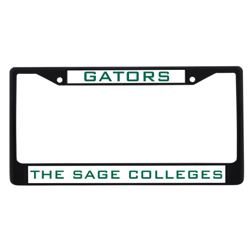  Metal License Plate Frame in Black - Mascot