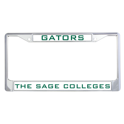 Russell Sage Metal License Plate Frame in Chrome