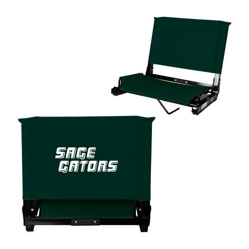  Stadium Chair Dark Green - Sage Gators Wordmark