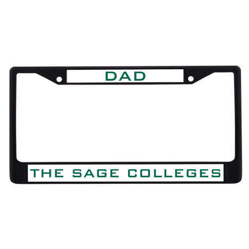  Dad Metal License Plate Frame in Black - Dad