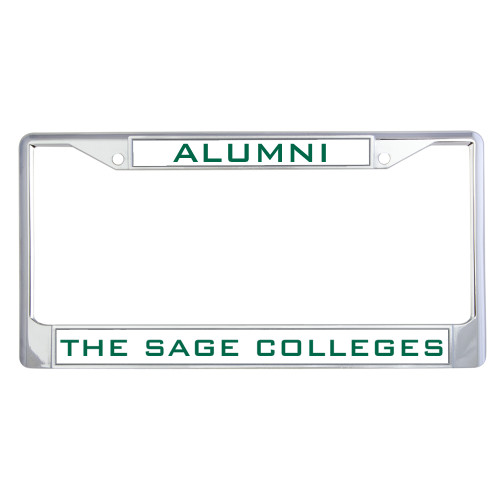  Alumni Metal License Plate Frame in Chrome - Alumni