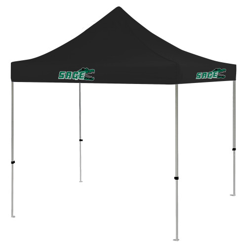  9 ft x 9 ft Black Tent - Sage w/Gator Head