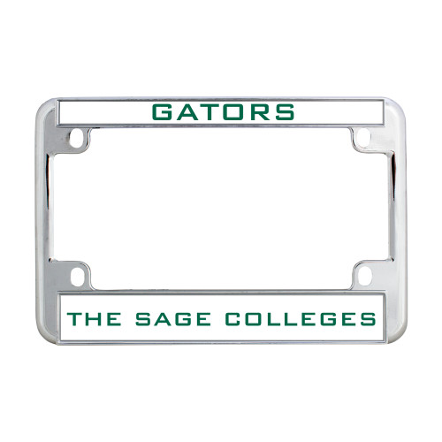  Metal Motorcycle License Plate Frame in Chrome - Mascot