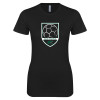 Thumbnail image for  Next Level Womens Black Boyfriend Tee