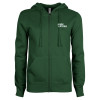 Thumbnail image for  ENZA Womens Dark Green Fleece Full Zip Hoodie