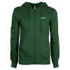 Thumbnail image for  ENZA Womens Dark Green Fleece Full Zip Hoodie