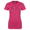 Thumbnail image for  Next Level Womens Fuchsia Boyfriend Tee