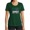 Thumbnail image for  Womens Dark Green Performance Short Sleeve Tee