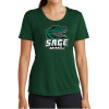 Thumbnail image for  Womens Dark Green Performance Short Sleeve Tee