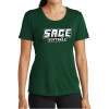 Thumbnail image for  Womens Dark Green Performance Short Sleeve Tee