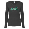 Thumbnail image for  Womens Dark Heather Long Sleeve V Neck Tee 