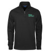 Thumbnail image for  Black Slub Fleece 1/4 Zip Pullover