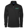 Thumbnail image for  Black Slub Fleece 1/4 Zip Pullover