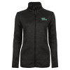 Thumbnail image for  Womens Black Heather Fleece Jacket