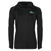 Thumbnail image for  Womens Black Sport Wick Stretch Full Zip Jacket