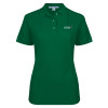 Thumbnail image for  Womens Silk Touch Dark Green Pique Polo