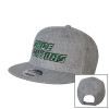 Thumbnail image for  Heather Grey Wool Blend Flat Bill Snapback Hat