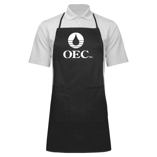  Full Length Black Apron - OEC