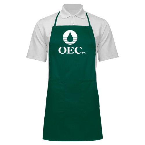  Full Length Dark Green Apron - OEC