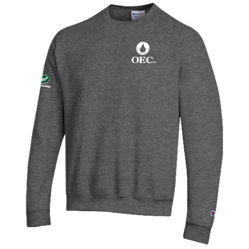  Champion Granite Heather Fleece Crew - OEC
