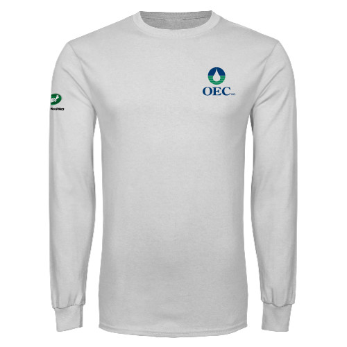  White Long Sleeve T Shirt - OEC