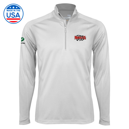  Syntrel White Interlock 1/4 Zip - Protect It