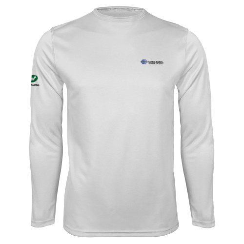  White Performance Long Sleeve Shirt - Advance Car Wash Solutions