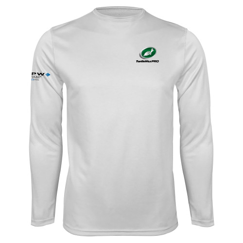 White Performance Long Sleeve Shirt - Turtle Wax Pro