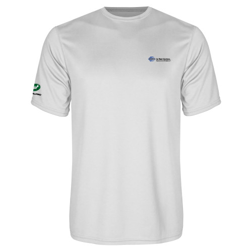  White Performance Tee - Advance Car Wash Solutions