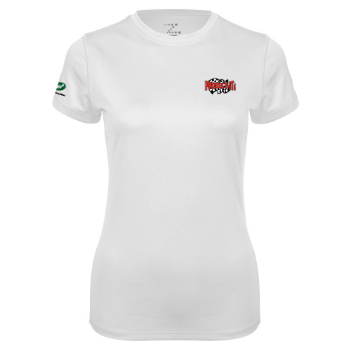  Womens White Performance Tee - Protect It
