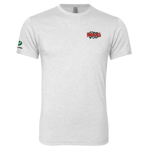  Next Level Heather White Triblend Tee - Protect It