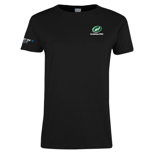  Womens Black Short Sleeve Tee - Turtle Wax Pro