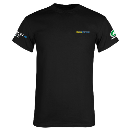  Black T Shirt - EnergiSystems Wordmark