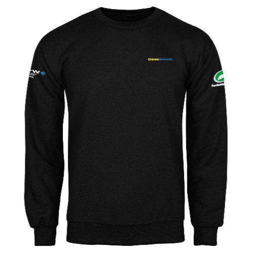  Black Fleece Crew - EnergiSystems Wordmark