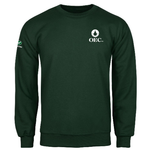  Dark Green Fleece Crew - OEC