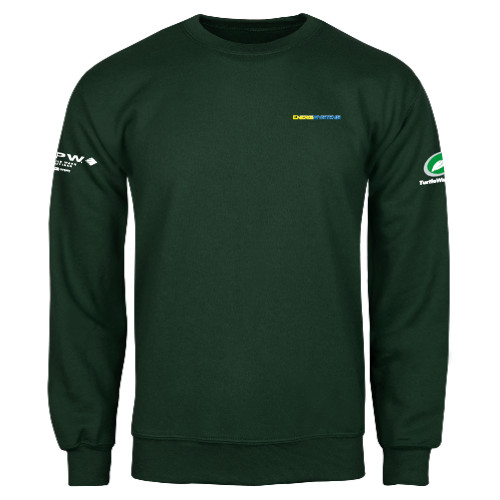  Dark Green Fleece Crew - EnergiSystems Wordmark