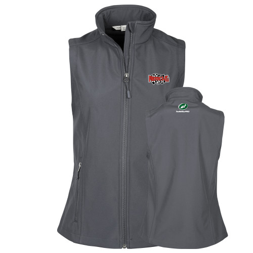 Womens Charcoal Core Softshell Vest - Protect It