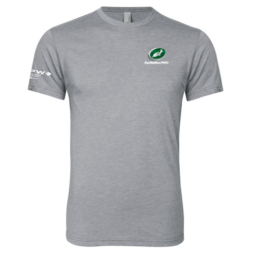  Next Level Heather Grey Triblend Tee - Turtle Wax Pro