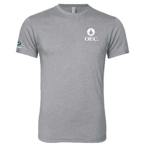  Next Level Heather Grey Triblend Tee - OEC