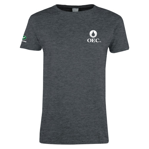  Womens Dark Heather Short Sleeve Tee - OEC