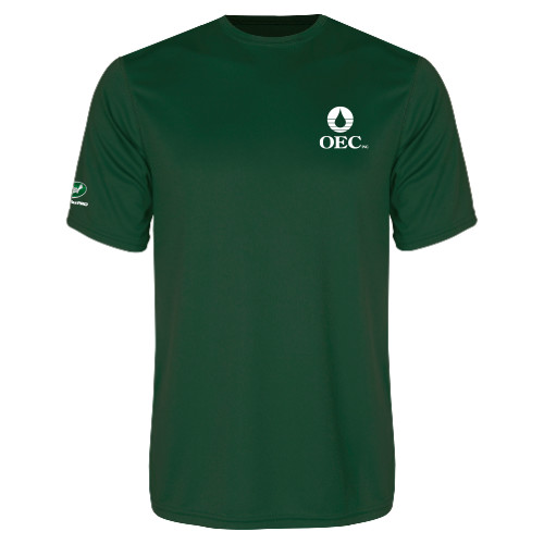  Dark Green Performance Tee - OEC