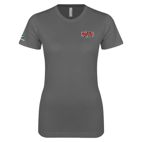  Next Level Womens Charcoal Boyfriend Tee - Protect It