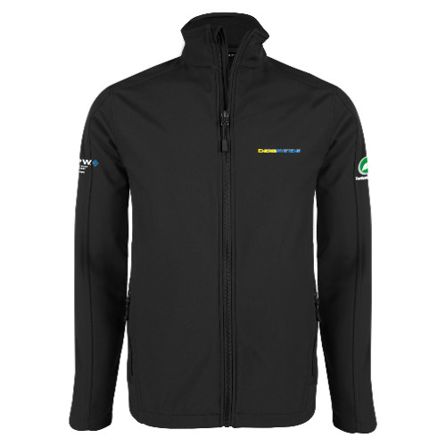  Black Softshell Jacket - EnergiSystems Wordmark