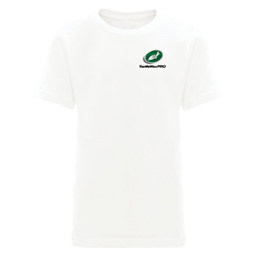  Next Level Youth White Cotton Tee - Turtle Wax Pro