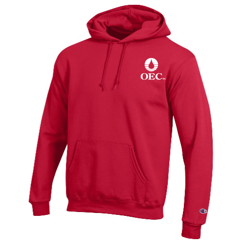  Champion Scarlet Red Fleece Hoodie - OEC