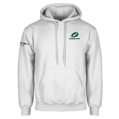 White Fleece Hoodie - Turtle Wax Pro