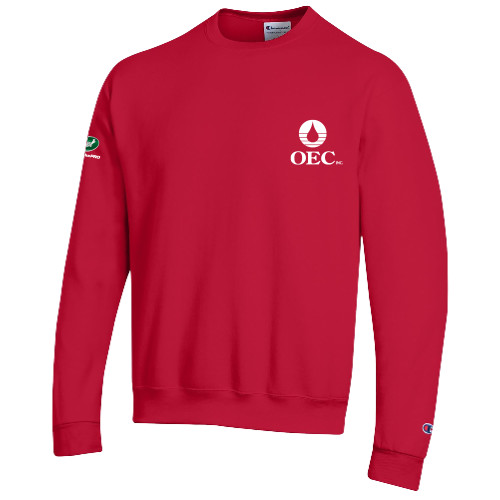  Champion Scarlet Red Fleece Crew - OEC
