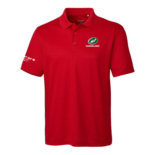  C&B Red Clique Ice Pique Polo - Turtle Wax Pro